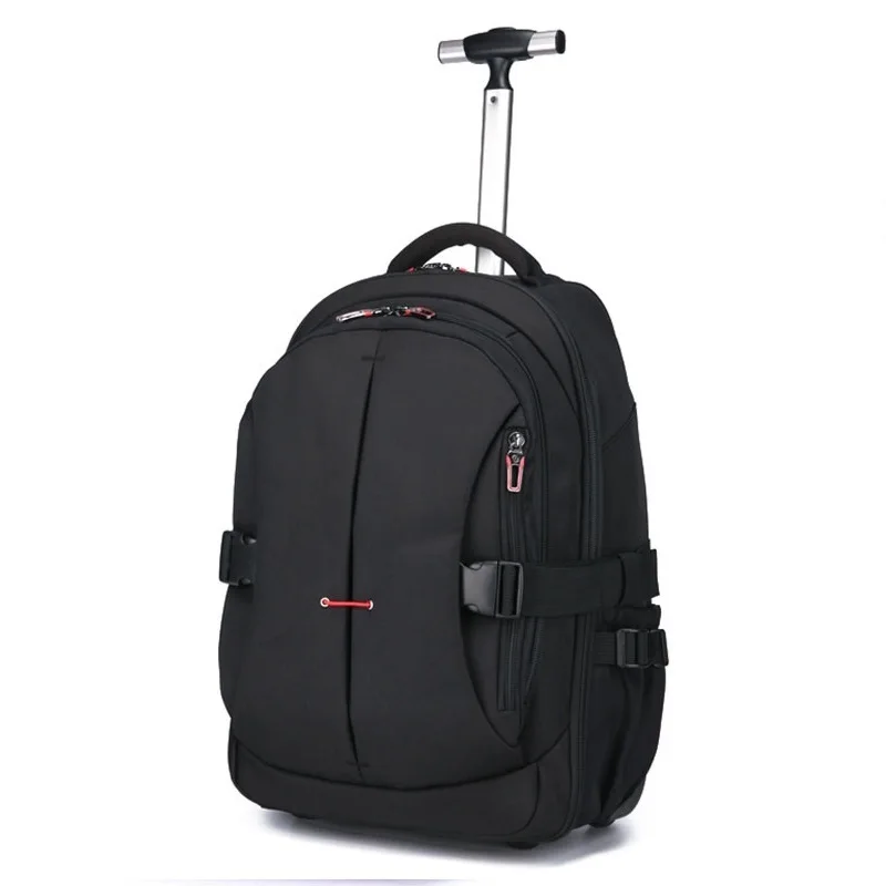 LeTrend рюкзак на колесах сумка на плечо Студенческая сумка на колесах багаж 19/22 дюймов посадочная сумка для путешествий - Цвет: 19 inch