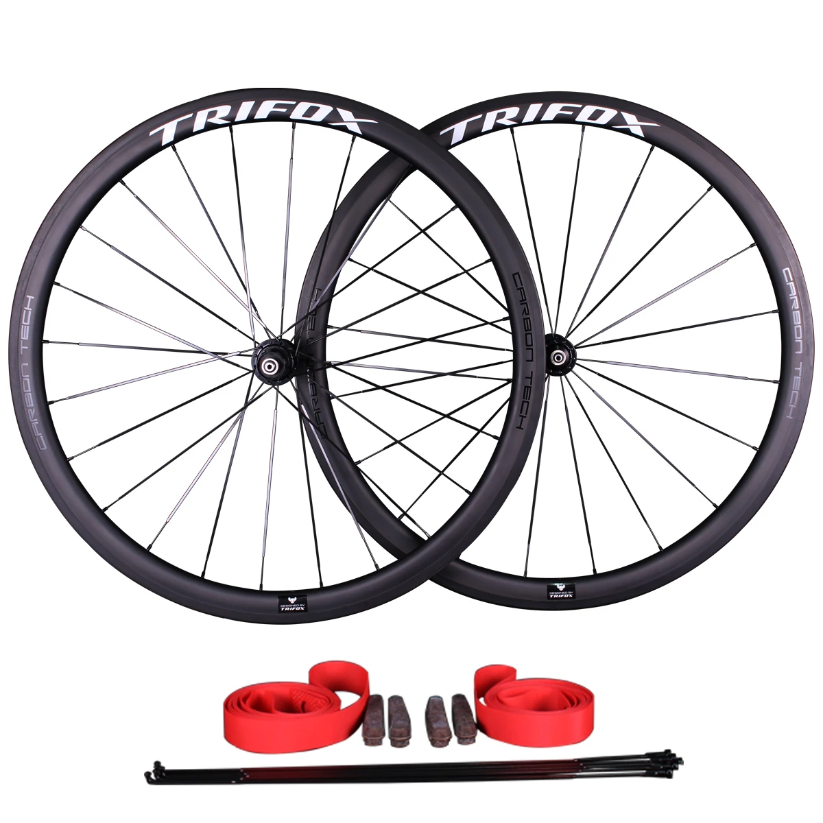 Sloppenwijk maximaal Blozend Trifox Carbon Racefiets Wielen RW100QR Quick Release Aero Sprak Legering  Tepel Clincher V Brake 700C X 23 Of 25C 90 135psi|Velgen| - AliExpress