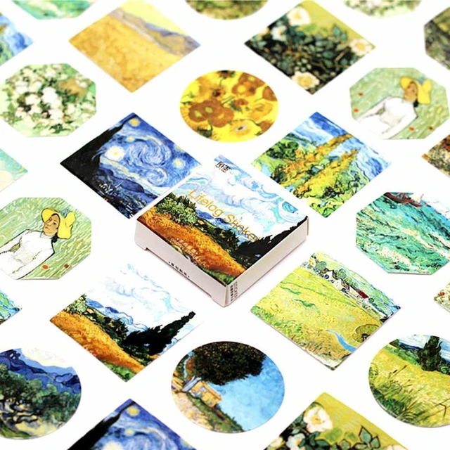 10/30/50Pcs Impressionism Arist Van Gogh Stickers Waterproof Decal Laptop  Motorcycle Luggage Snowboard Fridge Car