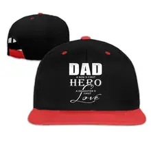 Папа, сын, первый герой, дочь, первая любовь, хип-хоп бейсболка, шапки для мальчиков, красный цвет