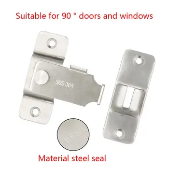

Stainless Steel 90 Degree Right Angle Buckle Hook Lock Bolt Furniture Hardware M20 20 Dropship