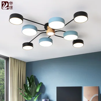 

nordic luminaria led ceiling chandelier lamparas de techo led panel lights Bedside Aluminum ceiling lamp kitchen fixtures