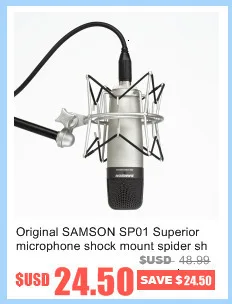 Samson C01u Pro Usb Studio Hypercardiod микрофон для мониторинга в реальном времени Большой мембранный конденсаторный микрофон Plug& Play Stand