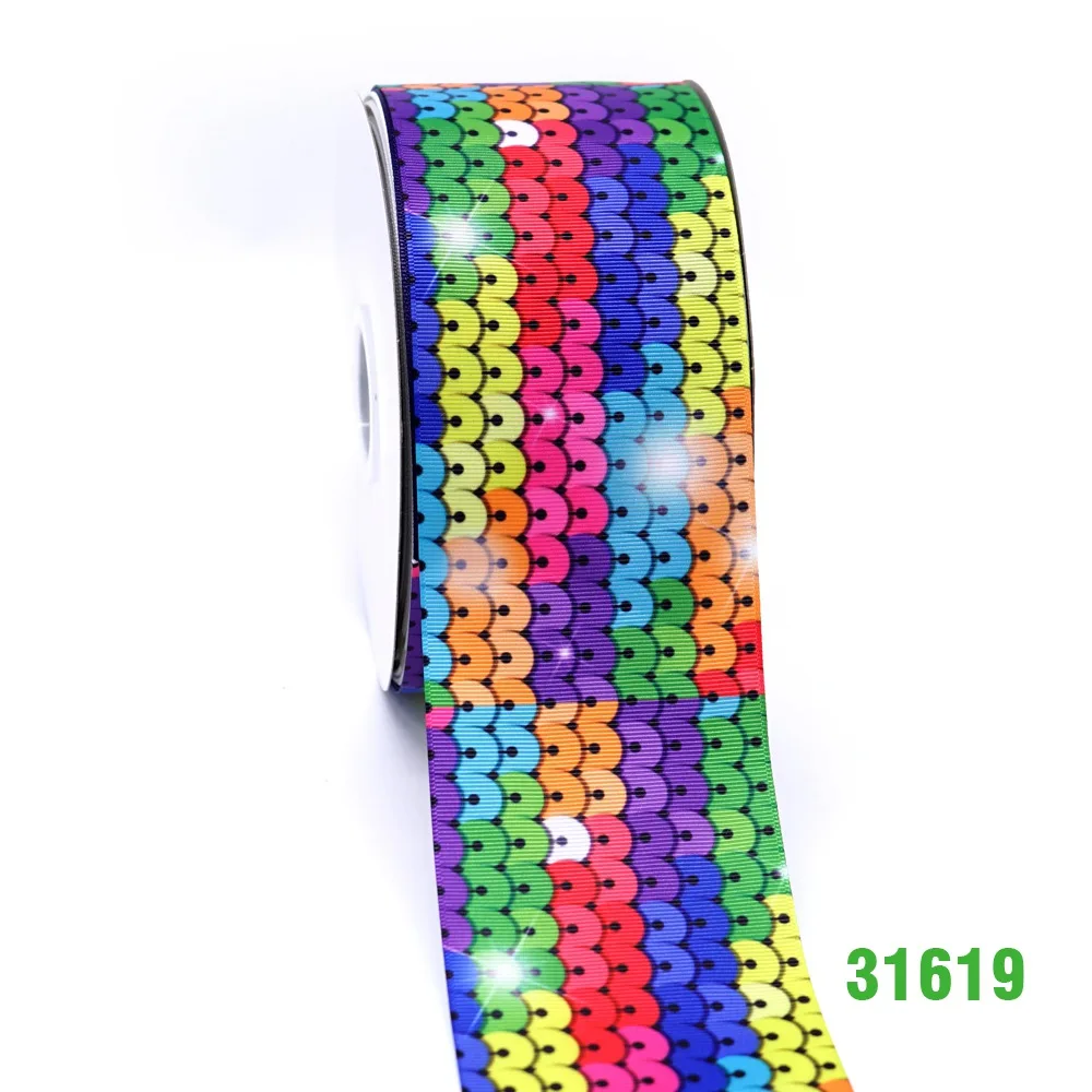 31619 50 ярдов в размер мультфильм ленты напечатанные grosgrain ленты 31563 - Цвет: 31619