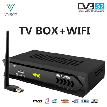 

Europea DVB S2 Full hd decoder Digital Satellite Receiver support IKS Youtube BissKey Set Top Boxes with WIFI
