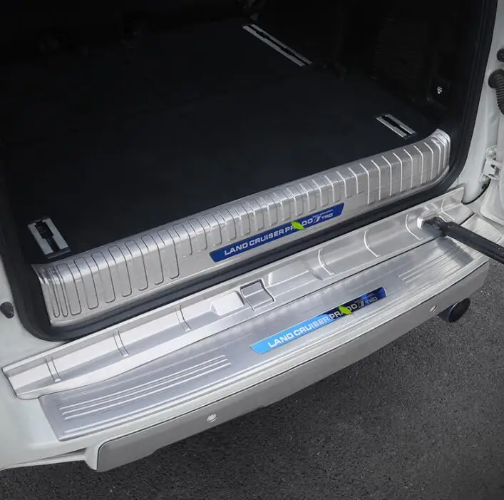Применяется только для 10-19 Toyota Prado задняя защита Prado из нержавеющей стали багажник Добро пожаловать педаль порога