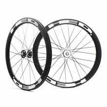 fixed gear carbon wheel 50mm carbon clincher track 700C rims Bicycle with Novatec/Powerway hub