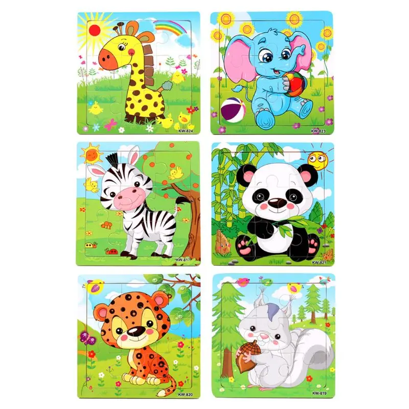 6 Piece Toddler Photo Puzzle Toys Games Toys Dalasmaker Se