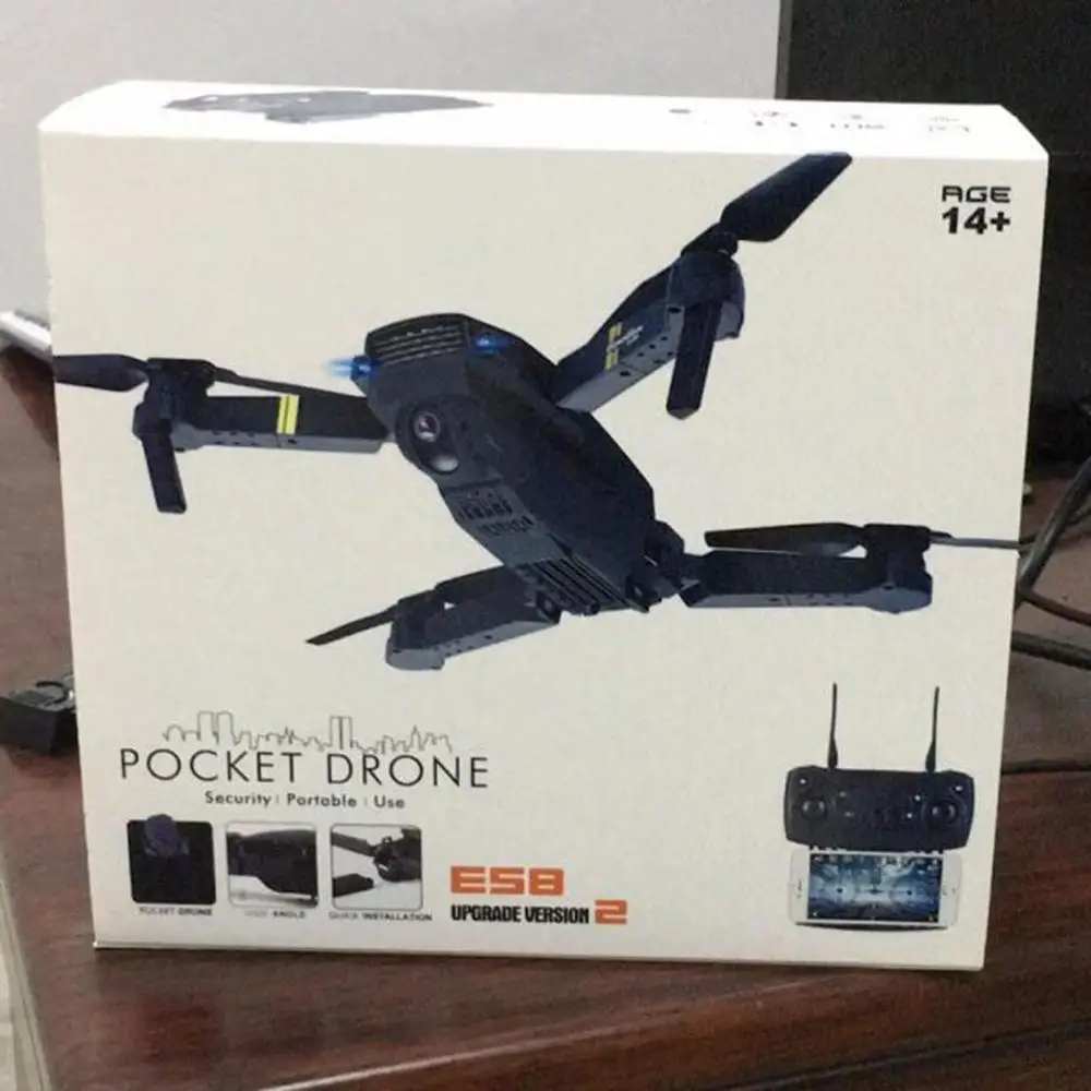 Professional E68 RC Helicopter 4K Four-axis Aircraft Professional Drone With Camera HD 2.4G WIFI FPV Quadcopter Drone Kids Toys