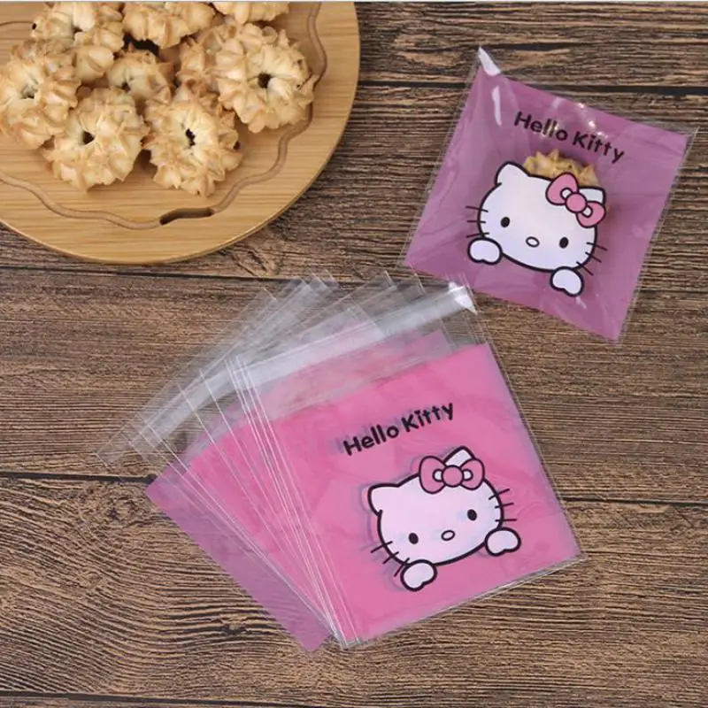 25 шт. hello kitty домашний Монстр пластиковый мешок свадьба день рождения печенья