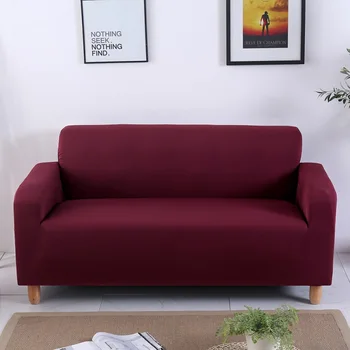 

Solid Color Elastic Chair All-inclusive Protector Covers Slipcovers Stretch Furniture Couch Sofa Cover Seat