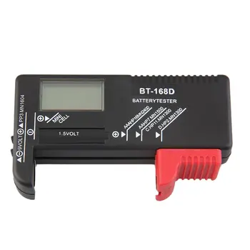 

Hot AAA AA C D Battery Tester BT-168D 1.5V 9V Button Cell RechargeableHot Arrival New