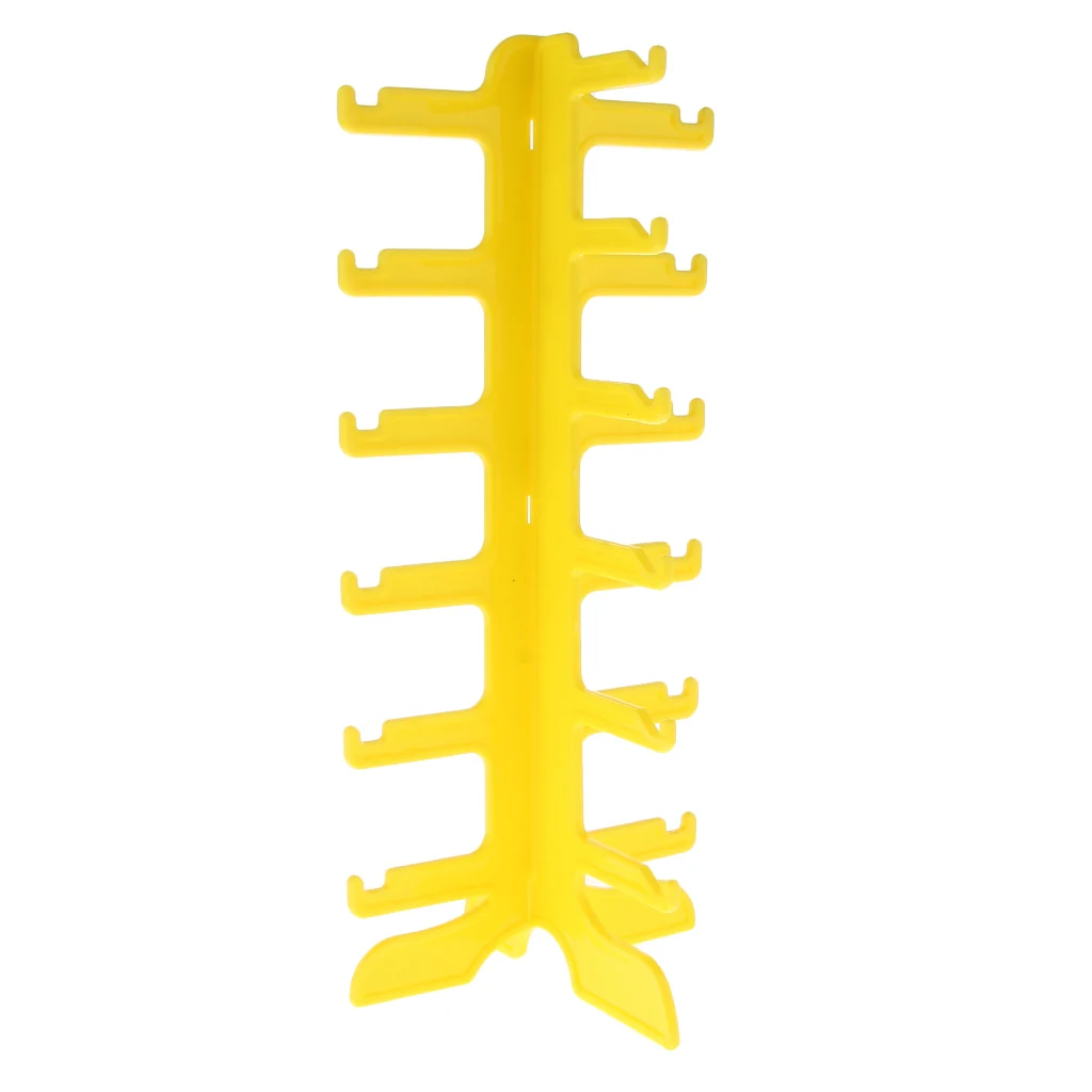 Plastic Sunglass Display Show Case Rack Shelf Eye glasses Show Stand Holder 6 Layer Jewelry Packaging