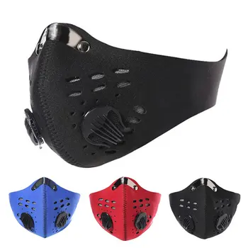 

Sports Outdoor Mountain Bike Cycling Mask Polyester Activated Carbon Face Mask Pm2.5 Anti Fog And Dust spray Mask