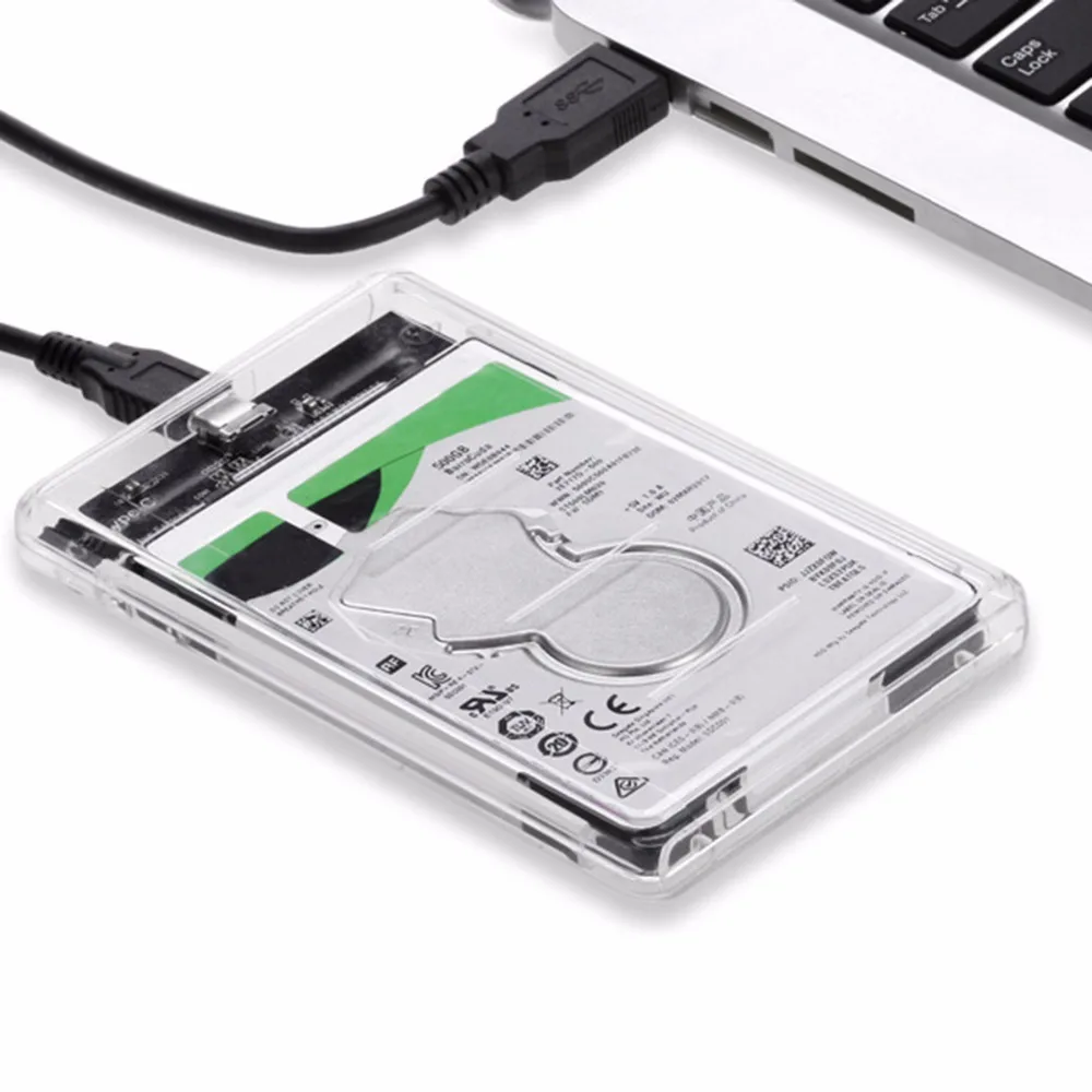 SOONHUA HDD коробка корпус для жесткого диска USB 3,1 Тип с разъемами типа C для жесткого диска SATA HDD SDD Корпус чехол s с USB кабелем