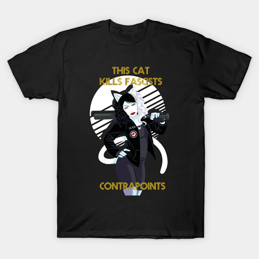 

This Cat Kills Fascists T Shirt Contrapoints tshirt revolution cat lady cat contrapoints