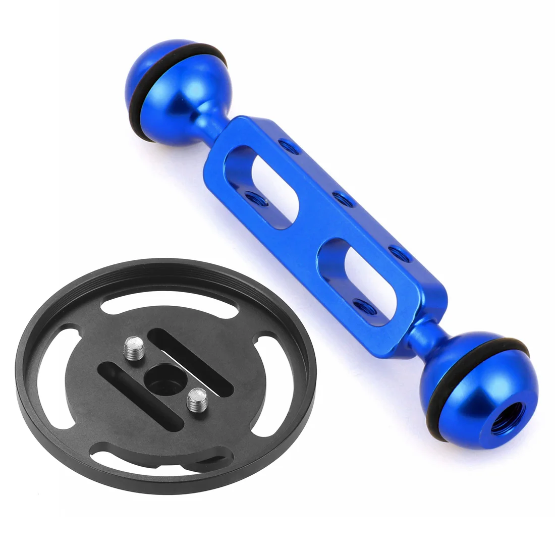 with Blue A13 Arm M67 чехол для камеры для дайвинга, адаптер, крепление-светильник для 67 мм, держатель для объектива с резьбой для Canon TG5 TG4 RX100, камера для подводной съемки - Цвет: with Blue A13 Arm