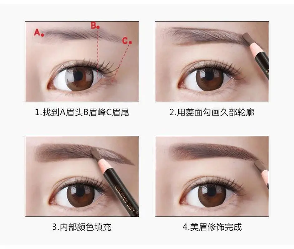 1PC Eyebrow Tattoo Liner Pencil Tint Microblading Waterproof Drawing Eyebrow Enhancer Peel Off Pen Longlasting Eye Makeup Tools