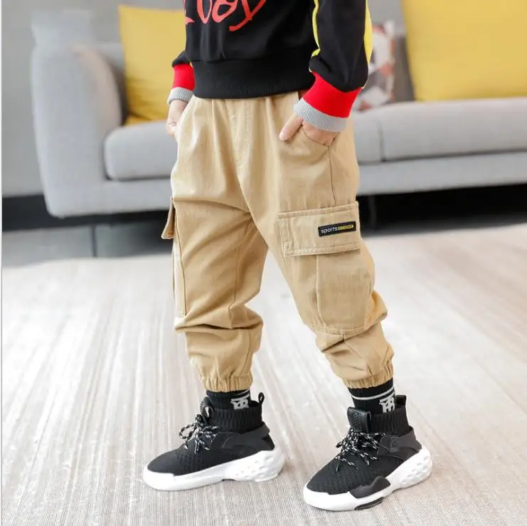 style 2 Коллекция года, осенние детские штаны хлопковые комбинезоны для мальчиков детская повседневная детская одежда для детей возрастом от 2 до 6 лет - Цвет: style 2