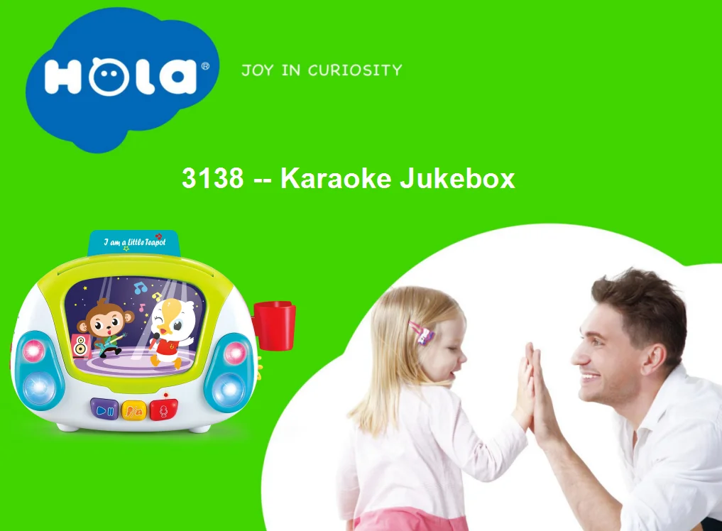 HOLA 3138 Многофункциональные Музыкальные Игрушки для малышей, детские музыкальные инструменты, Обучающие Развивающие игрушки для детей, подарки на Рождество