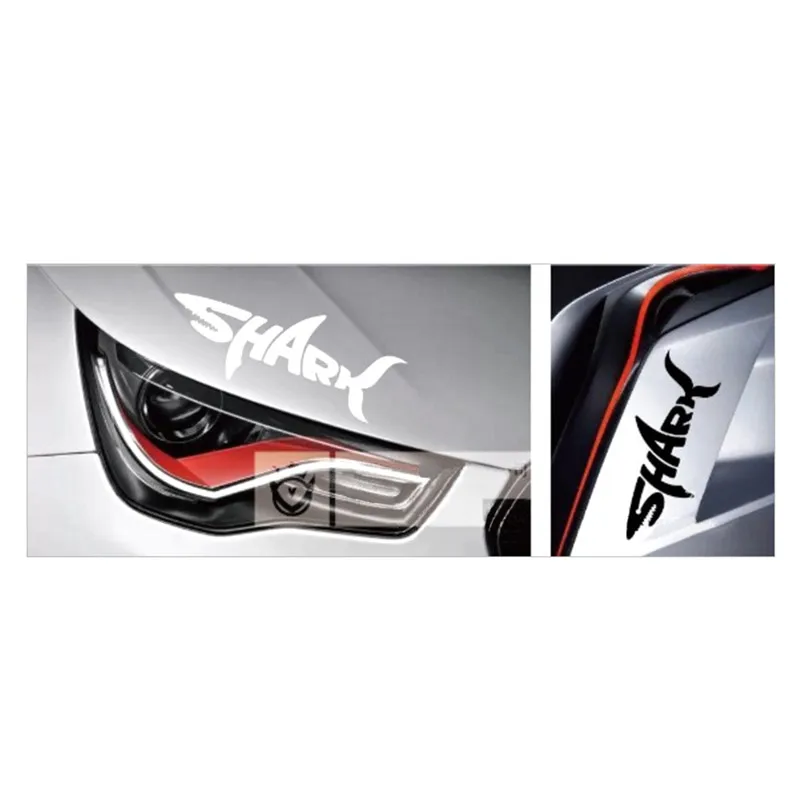 JETTING 1 pcs Hot Fashion Stylish SHARK Auto Car Trunk Thriller Rear Window Body Stickers