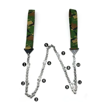 

Manual Hand Steel Rope Chain Saw Practical Portable Emergency Survival Gear Steel Wire Kits Travel Tool Outdoor Pocket Chain Saw