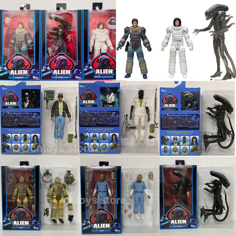 Экшн-фигурка NECA Alien Lambert Ripley Predator ASH KANE фигурка &quotчужой&quot Warrior 40-й юбилей