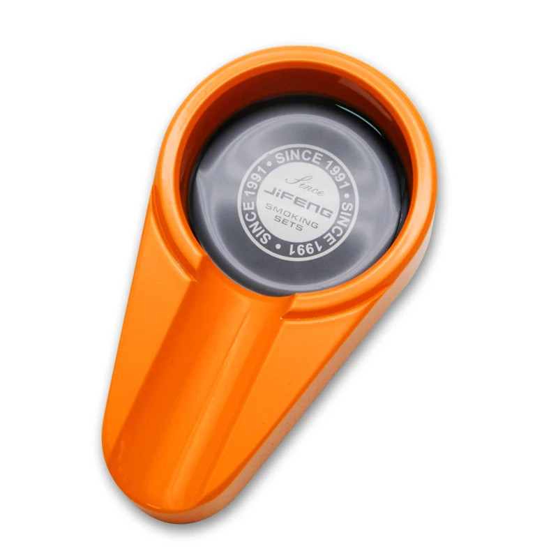 

Металлическая карманная пепельница JIFENG для сигарет, переносной поднос для табака, для путешествий, для автомобиля, 1 слот для пепла, держате...