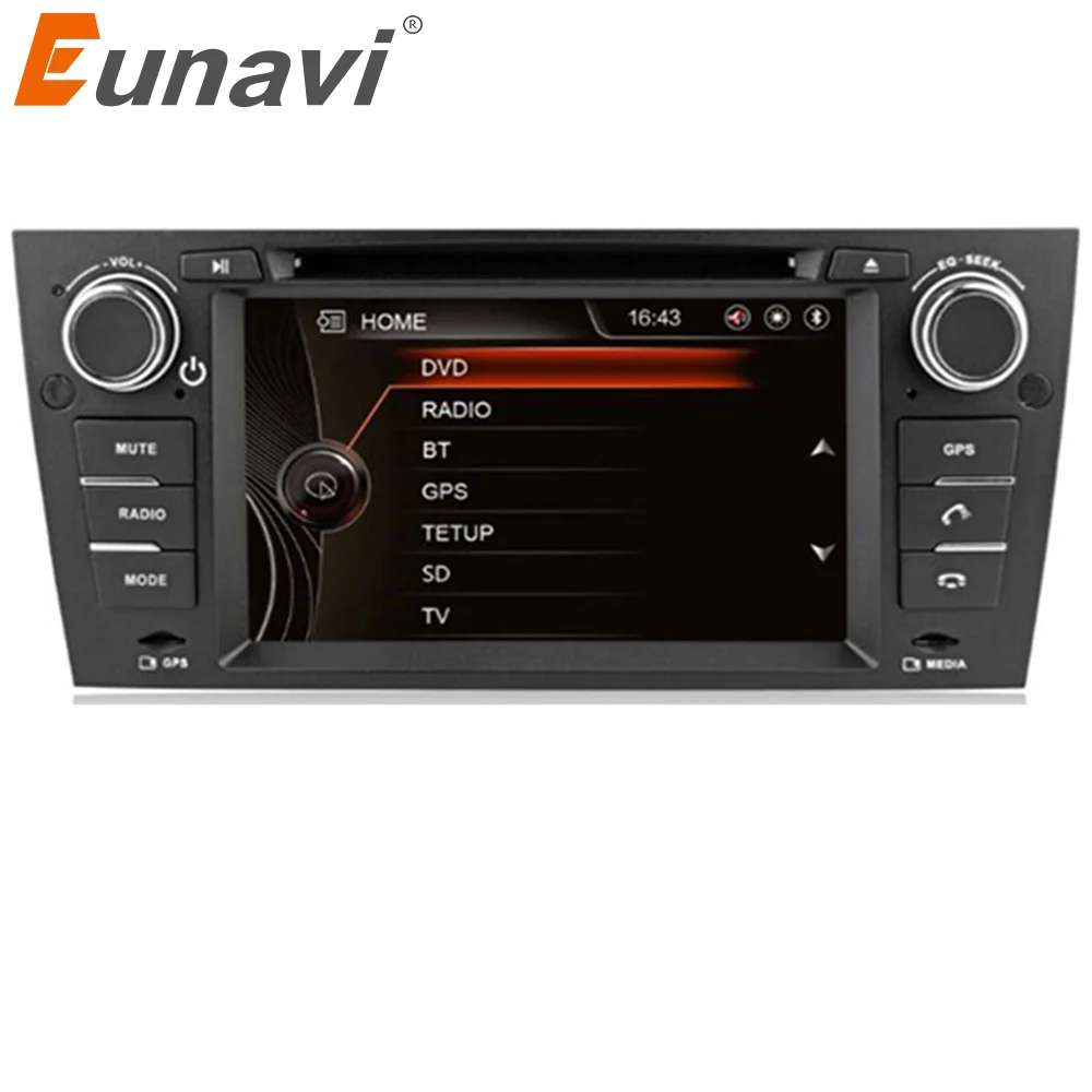 Eunavi один 1 din автомобильный Радио Аудио DVD плеер GPS для Bmw E90 E91 E92 E93 320i 325i 330i 3 серии