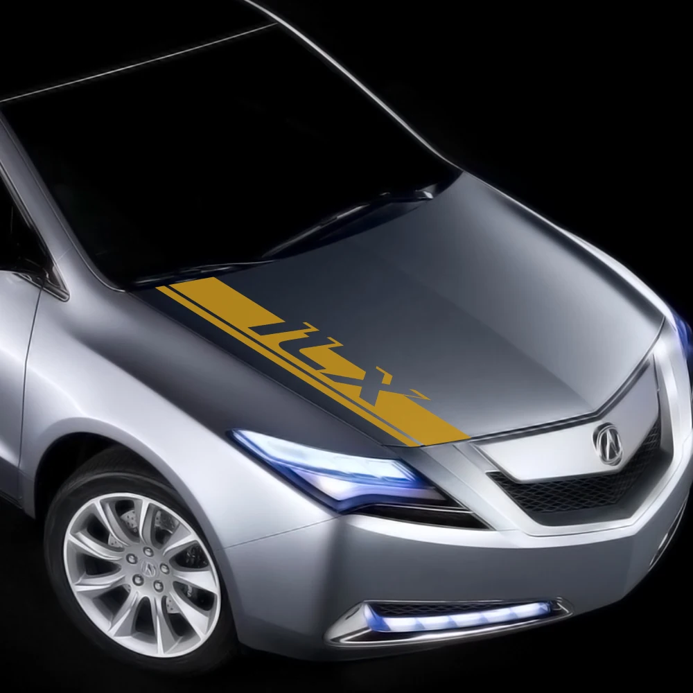 Стикер для автомобиля Acura TL UA6 UA7 LHD TSX CL9 CU2 MDX YD3 RSX RDX CDX NSX RL RLX ZDX аксессуары капот