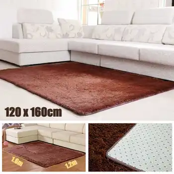 

120x160cm Soft Plush Soft Carpet for Living Room Faux Fur Shaggy Large Size Rug for Bedroom Home Carpet Kid Non-slip Floor Mats