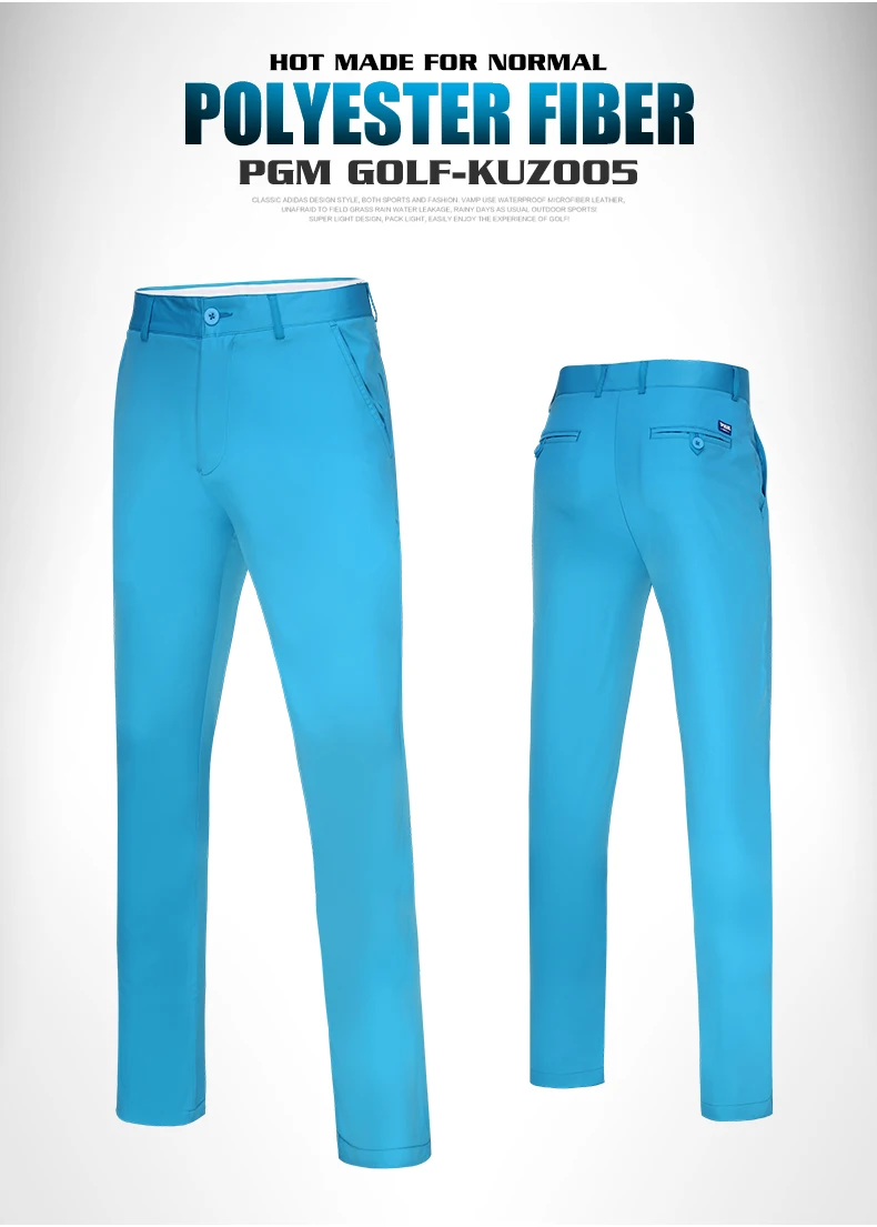 Calça de golf pgm para homens, calças