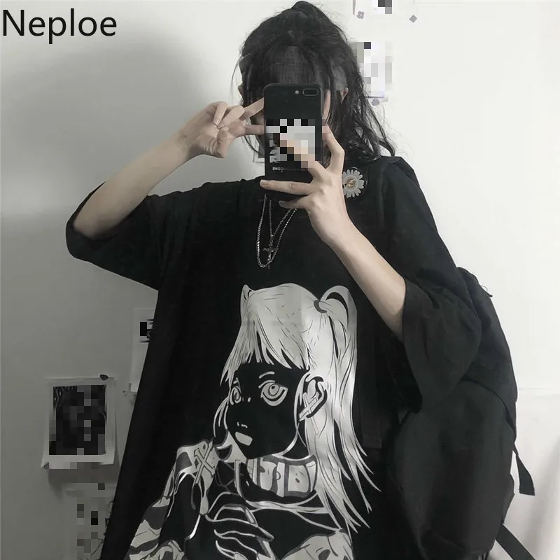 Женские футболки с принтом в стиле Харадзюку летние весенние 2020 корейские