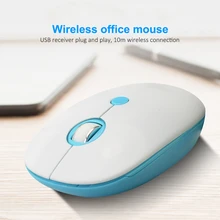 CHYI 2,4 ГГц Usb Беспроводная мини компьютерная мышь эргономичная Портативная оптическая тонкая Arc PC Мышь 3d розовые синие офисные мыши для ноутбука