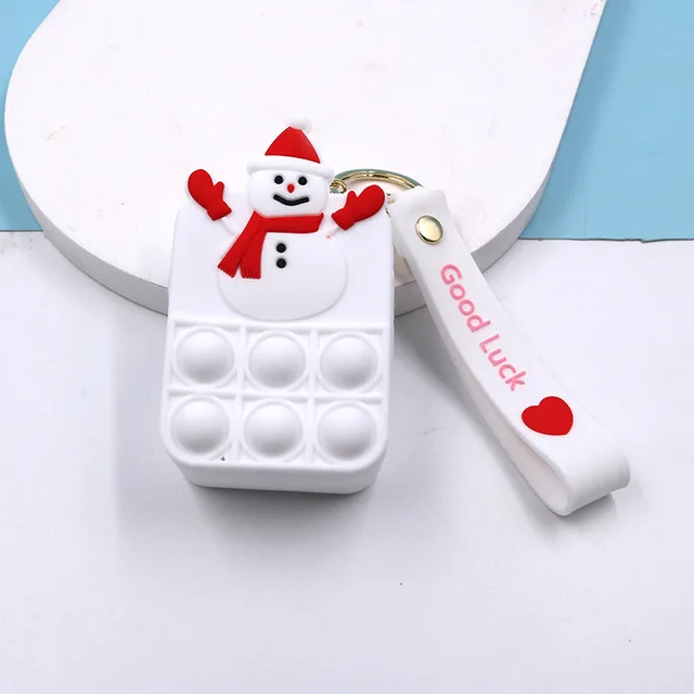 New Popit Mini Money Wallet Fingertip Toys Push Bubble Popite Pendant Bag Hot Sale Adult Decompression Toys Children Anti-Stress christmas 02