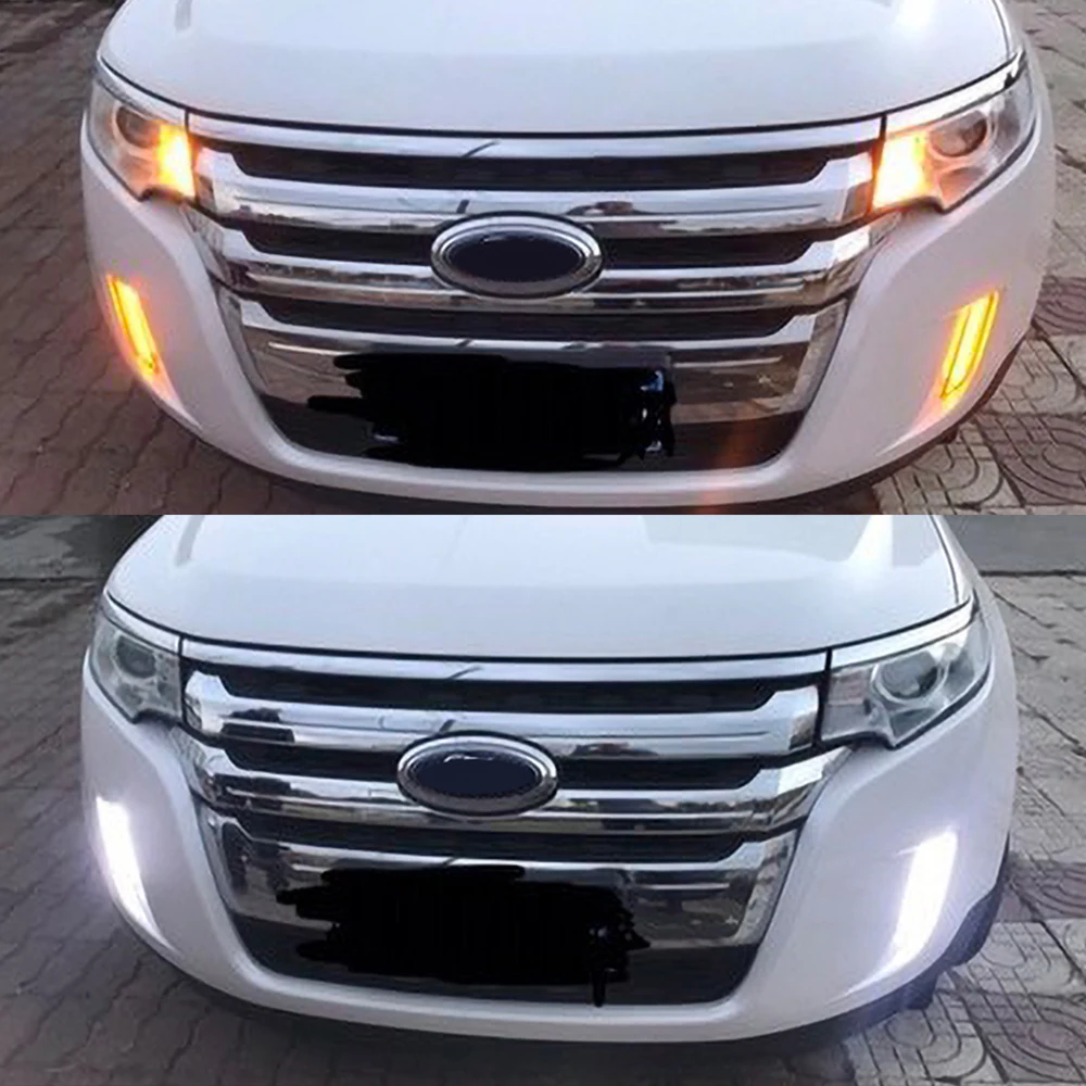 Автомобильная проблесковая дневные ходовые огни для Ford Edge 2009 2010 2011 2012 2013 2014