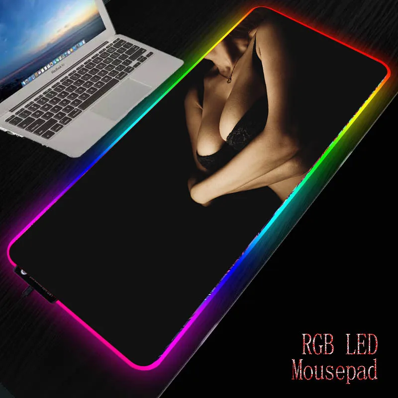 

MRGBEST Sexy Breasts Gaming Mouse Large Mouse Pad Gamer Notebook Computer Mousepad Mats Office Desk Resting Surface Mat Game