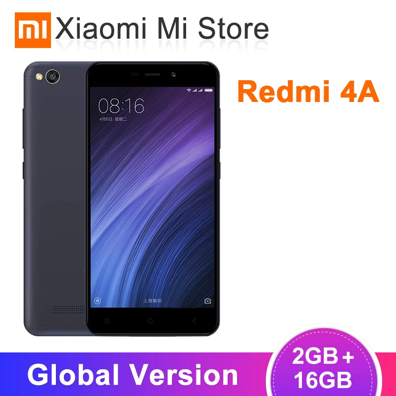 Глобальная версия Xiaomi Redmi 4A 2 Гб ОЗУ 16 ПЗУ 4 а мобильный телефон Snapdragon 425