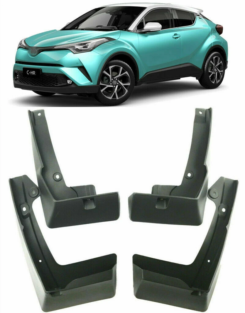 Украшение автомобиля спереди и сзади Брызговики подходят для- TOYOTA C-HR ЧР крыло 4 шт./компл