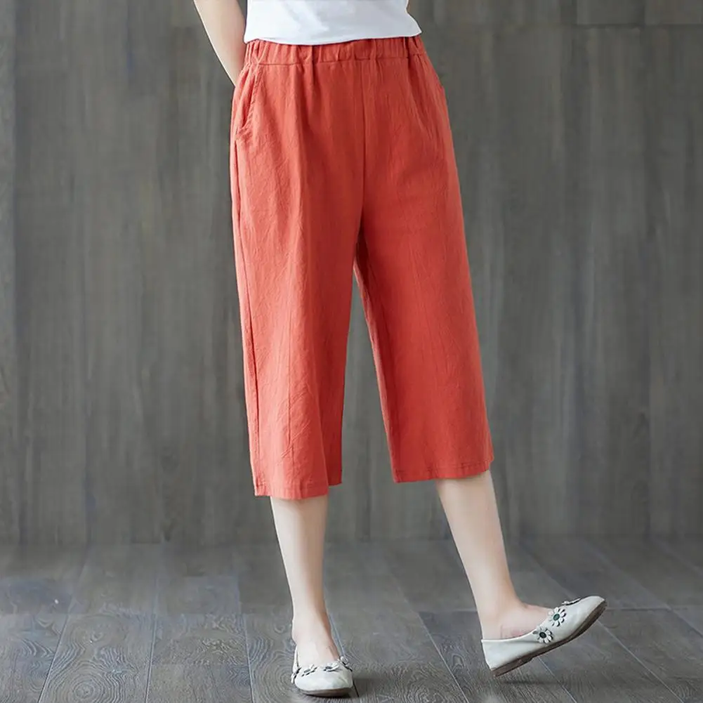 2020 Spring Women Harem Pants Causal Trousers Summer Women Elastic Loose Wide Leg Straight Solid Color Capri Pants Trousers 2020 Spring Women Harem Pants Causal Trousers Summer Women Elastic Loose Wide Leg Straight Solid Color Capri Pants Trousers