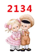30 шт мультфильм персонаж плоское украшение из смолы PR 2112 - Цвет: 2134