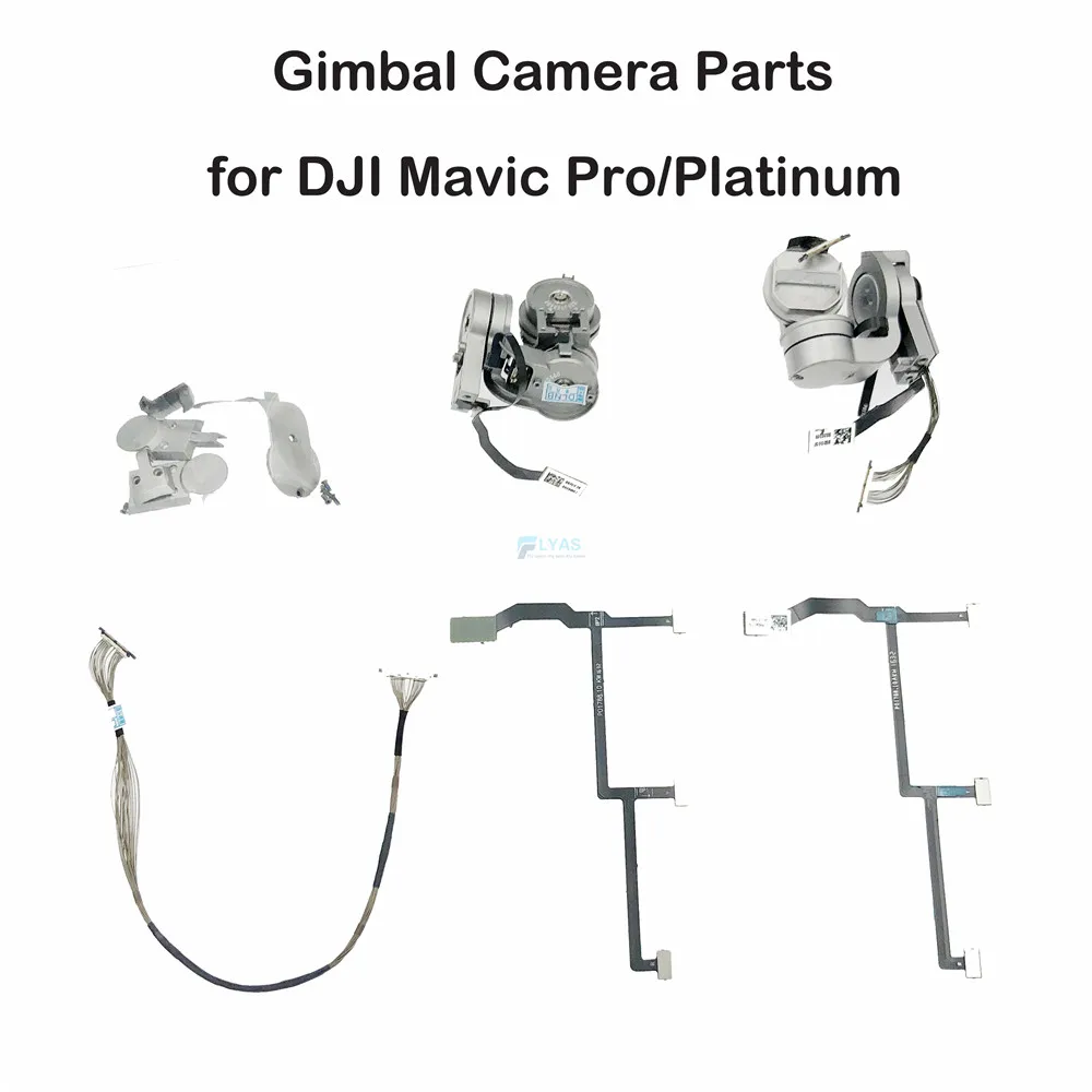Gimbal Repair Parts for DJI Mavic Pro/Platinum Camera Arm Motor Flex Flat Cable/Main Board/Cap Set/Signal PTZ Cable
