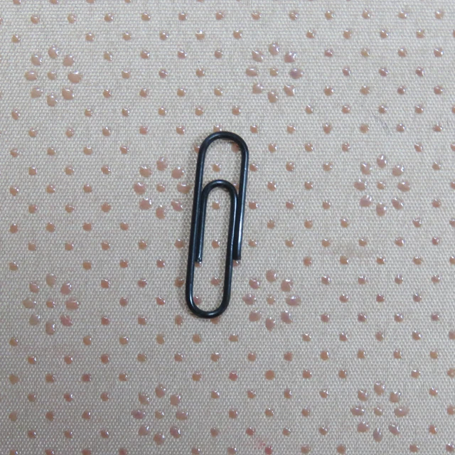 Fekete Papír Klip Fém Könyvjelző Pin Clip Adagoló Kötő Levélpapír Hallgatói Iroda 100Db - Image 6