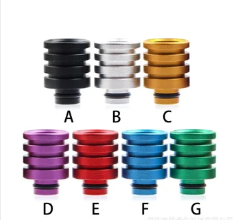 

100pcs drip tip 510 colorful Metal Vape Tip Heat resistance Mouth Piece For RDA RTA Vape Tank Vape Accessory