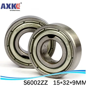 

Deep Groove Ball Bearings High Quality ABEC-1 Z2V1 SUS440C Stainless Steel 10pcs /lot S6002ZZ 15*32*9 Mm * Inch Bearing AXK Rich