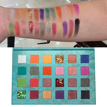 

Green Eye Shadow Palette 24 Color DONUT Eyeshadow Makeup Shadows Palette Shimmer Glitter eyeshadow pallette cienie do powiek