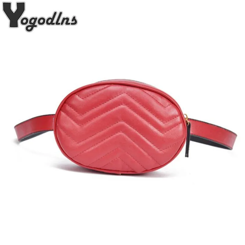 

Simple Casual Waist Bags Solid High Quality PU Leather Belt Bag Mini Money Pack Pouch Women Shoulder Chest Bags Purse