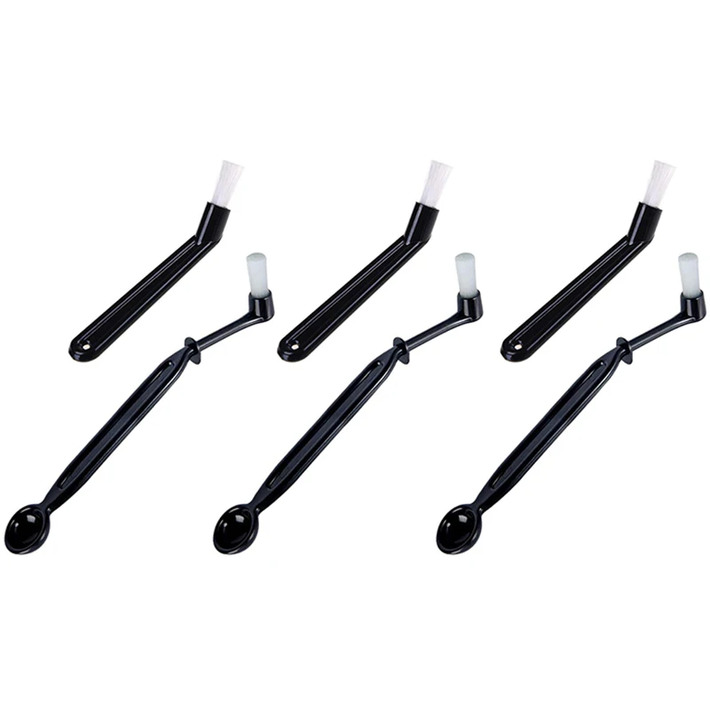 

Coffee Machine Cleaning Brush with Spoon Tool Set,Nylon Cleaning Brush Coffee Grime Cleaning Tool for Espresso Machine Group Hea