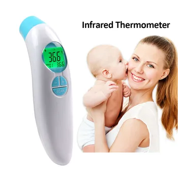 

Display Multifunctional Baby Digital Thermometer Infrared Forehead Non-contact Body Thermometer Gun with CE certificate
