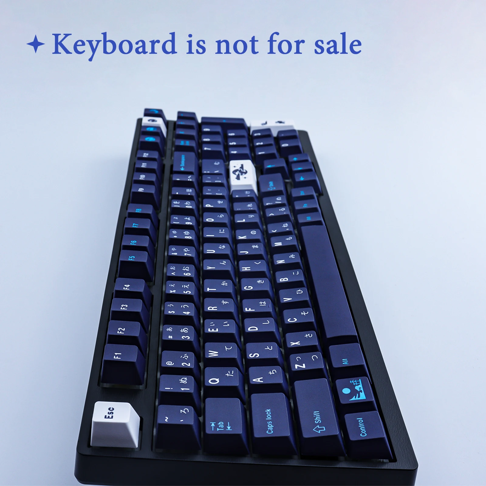 Dcs Azul Lua Pbt Keycap 129 Chaves Cherry Profile Dye-sub Personalizado Gmk Azul Inferno Keycaps para Teclado Mecânico - Imagem 6